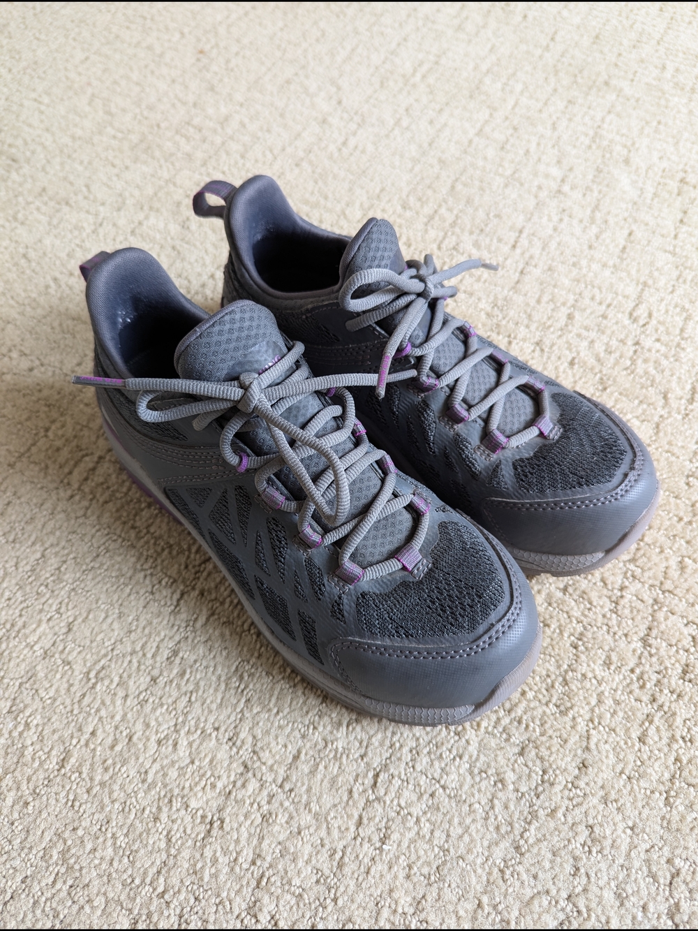 Red Wing Safety Toe Athletic Work Shoes CoolTech Women 6 Gray 2343 Vibram Light